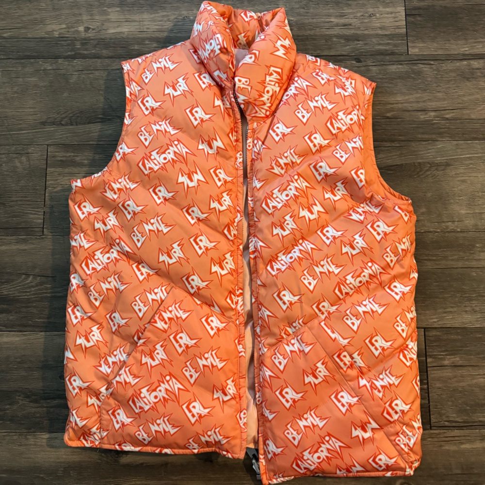ERL Orange Puffer Vest